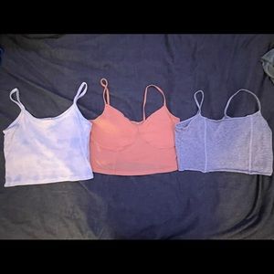 Pacsun cropped tanks